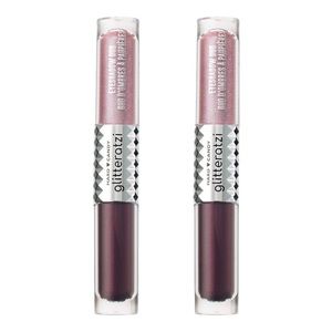**HTF** HARD CANDY GLITTERATZI GLITTER & CHROME EYE DUOS AURORA SKIES X2 - NEW